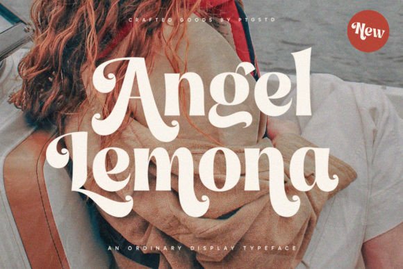 Angel Lemona: A Bold Display Font with Hipster Charm