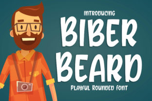 Biber Beard: The Playful Display Font for Friendly Designs