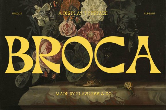 Broca: The Retro Bohemian Font That Transforms Your Designs