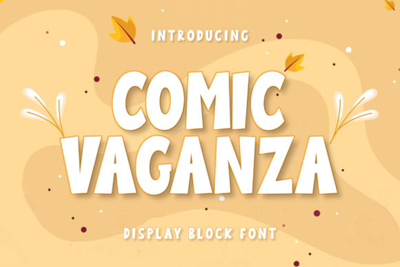 Comic Vaganza: A Bold Display Font for Creative Projects