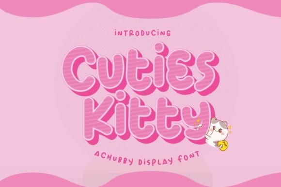 Cuties Kitty: A Whimsical Display Font for Creative Projects