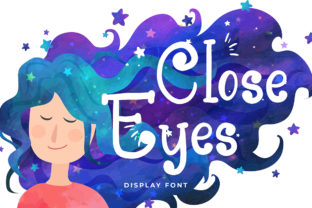 Exploring the Whimsical Charm of the Close Eyes Typeface