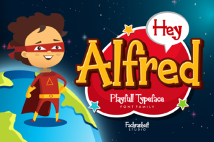 Hey Alfred: The Playful Display Font for Bold Headlines