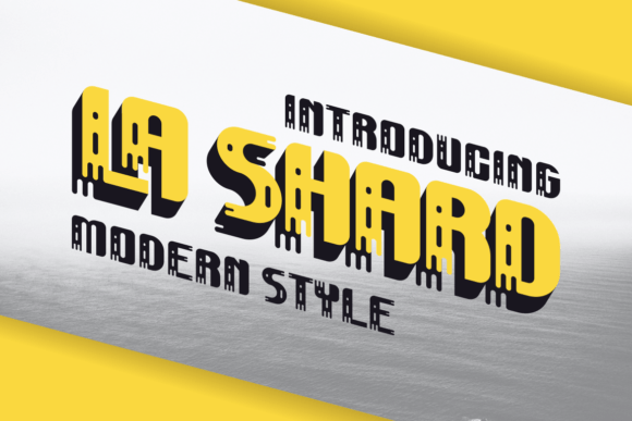 La Shard: A Display Font That Breaks the Mold