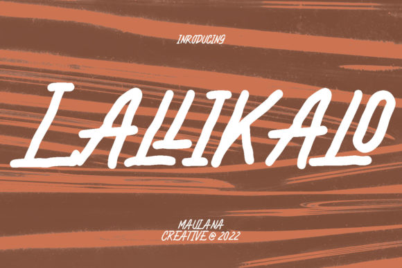 Lallikalo: The Relaxed Brush Font for Authentic Branding