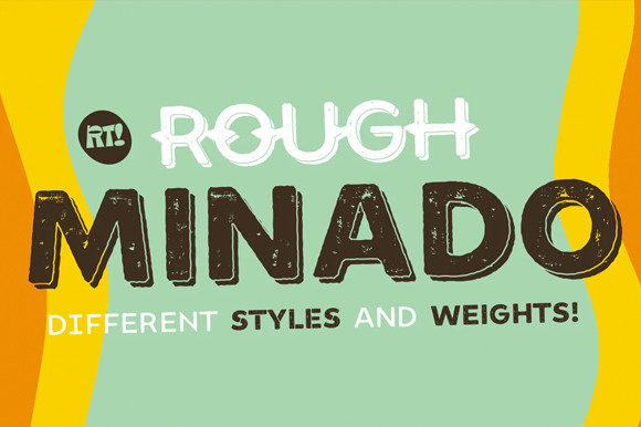Minado Rough: A Display Font with Street Cred