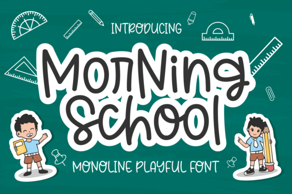 Morning School: The Font That Brings a Smile to Your Design