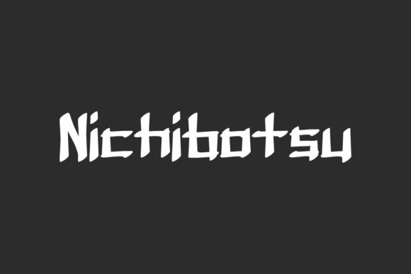 Nichibotsu: A Bold Japanese Display Font for Modern Brands