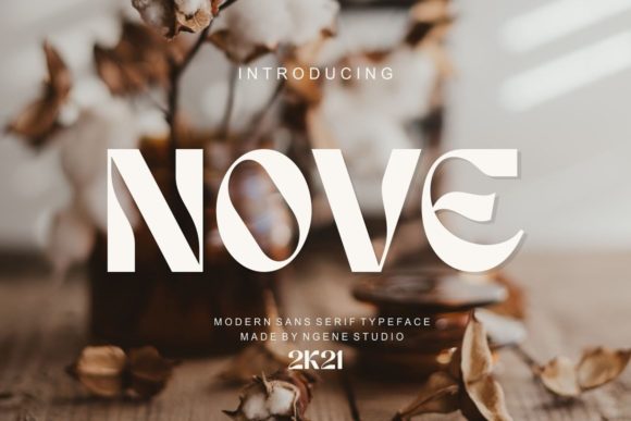 Nove: The Cool and Distinct Display Font for Your Library