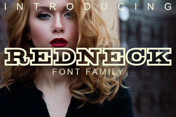 Redneck: The Bold Display Font for Authentic Design