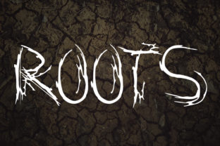 Roots: A Display Font with a Spooky Personality