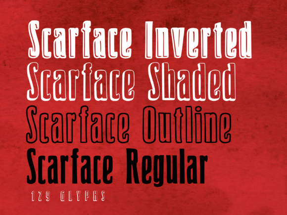 Scarface Font: Bold Display Typography for Strong Visual Impact