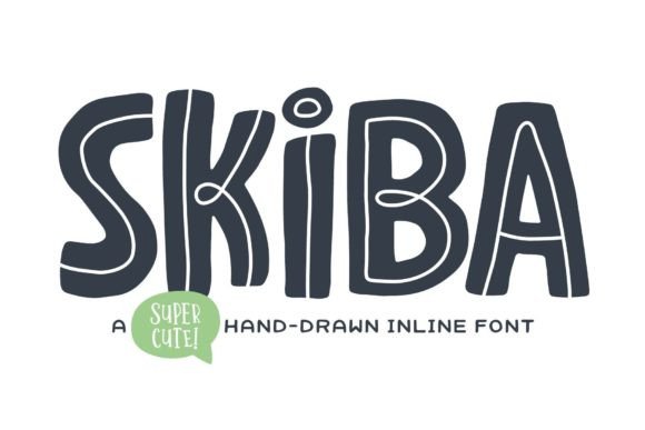 Skiba: The Bold, Hand-Drawn Display Font with Personality