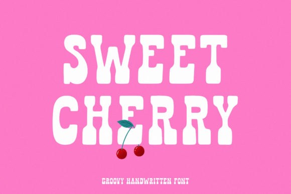 Sweet Cherry: A Groovy Display Font for Modern Projects