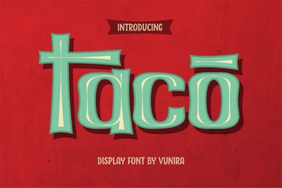 Taco: A Playful Font for Bold, Creative Projects