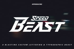 Unleash Velocity: The Power of Speed Beast Display Font